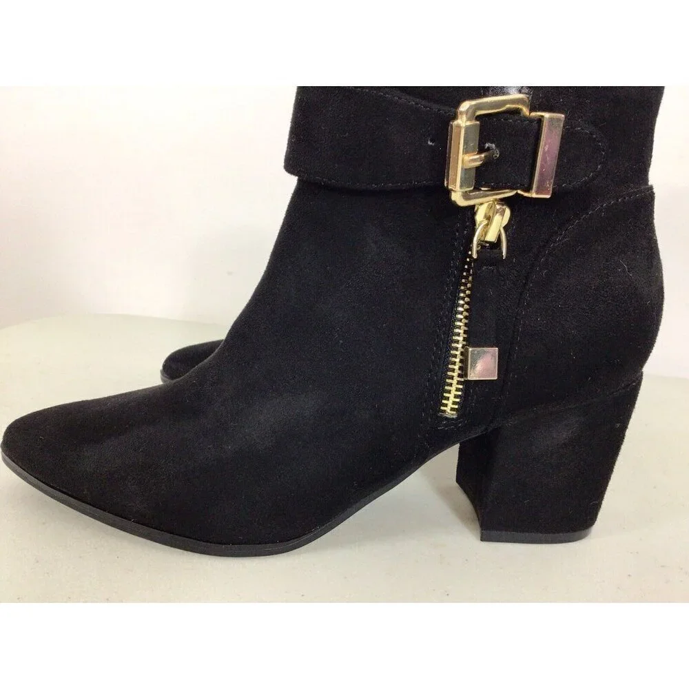 Unisa Black Ankle Boots Womens 7 - Picture 8 of 11